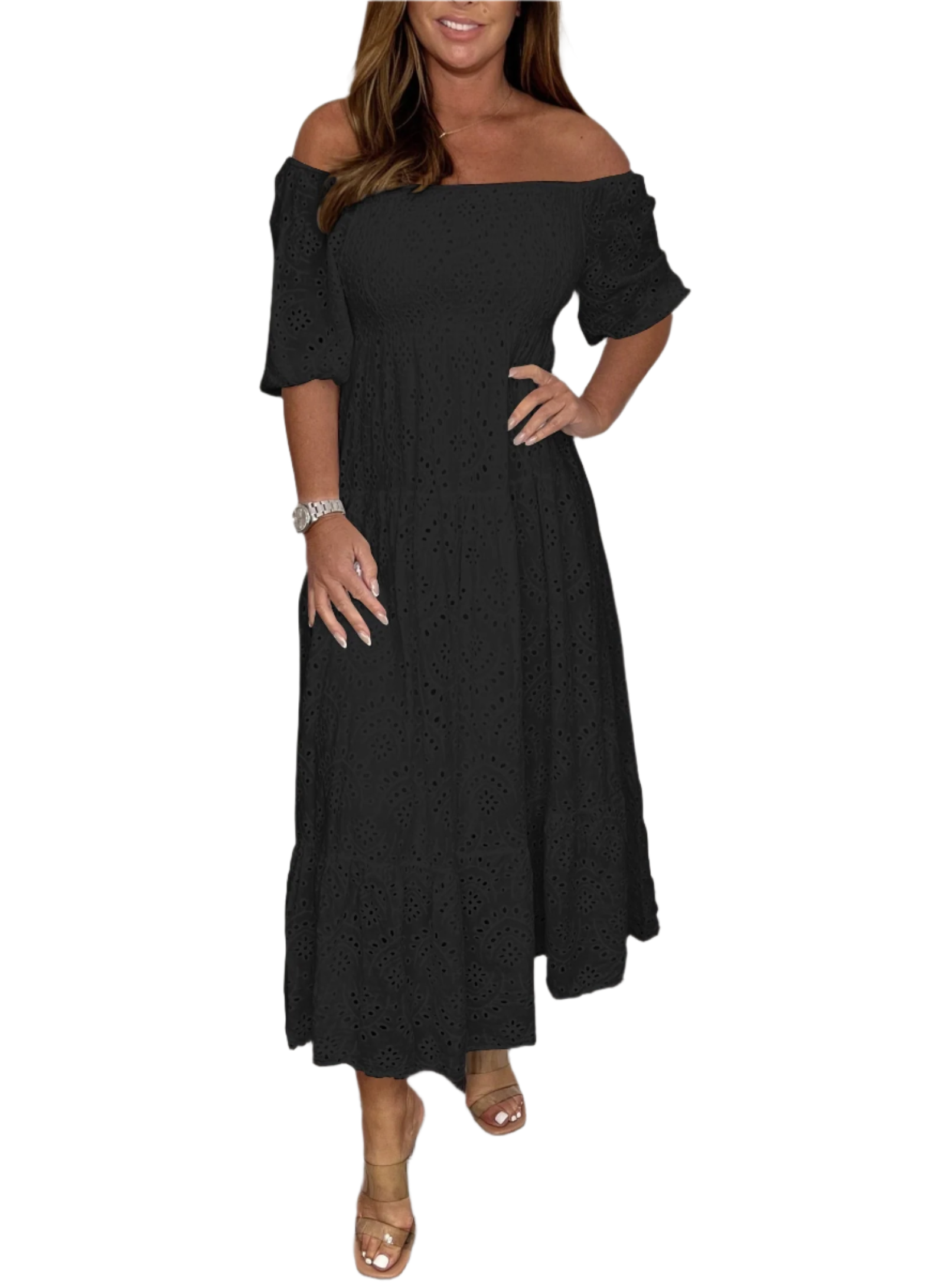 Lena – Lässiges Besticktes Kleid für Damen