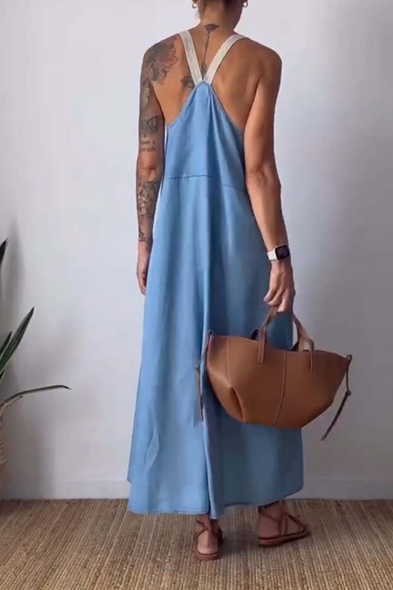 Sophie – Lässiges Sommerkleid mit weiten Trägern für Damen
