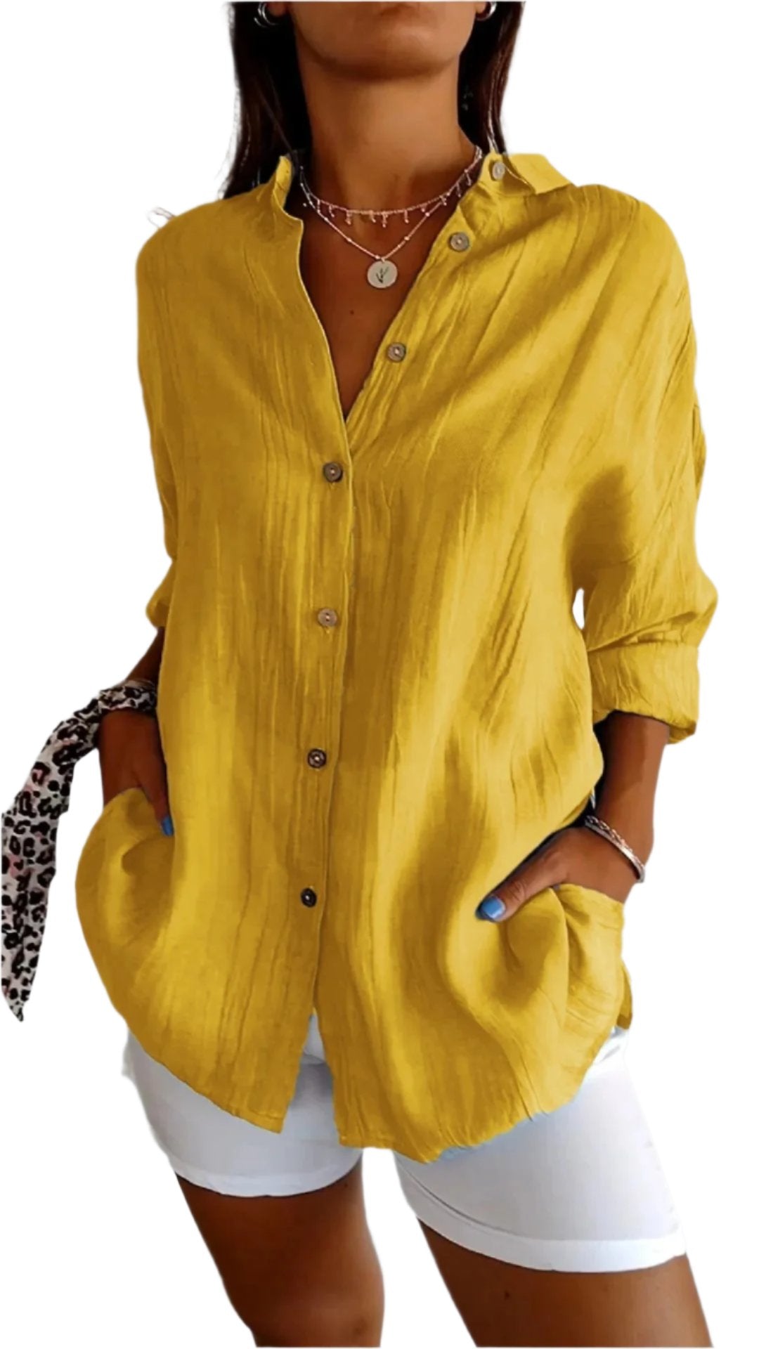 Clara – Elegantes Leinenhemd für Frauen