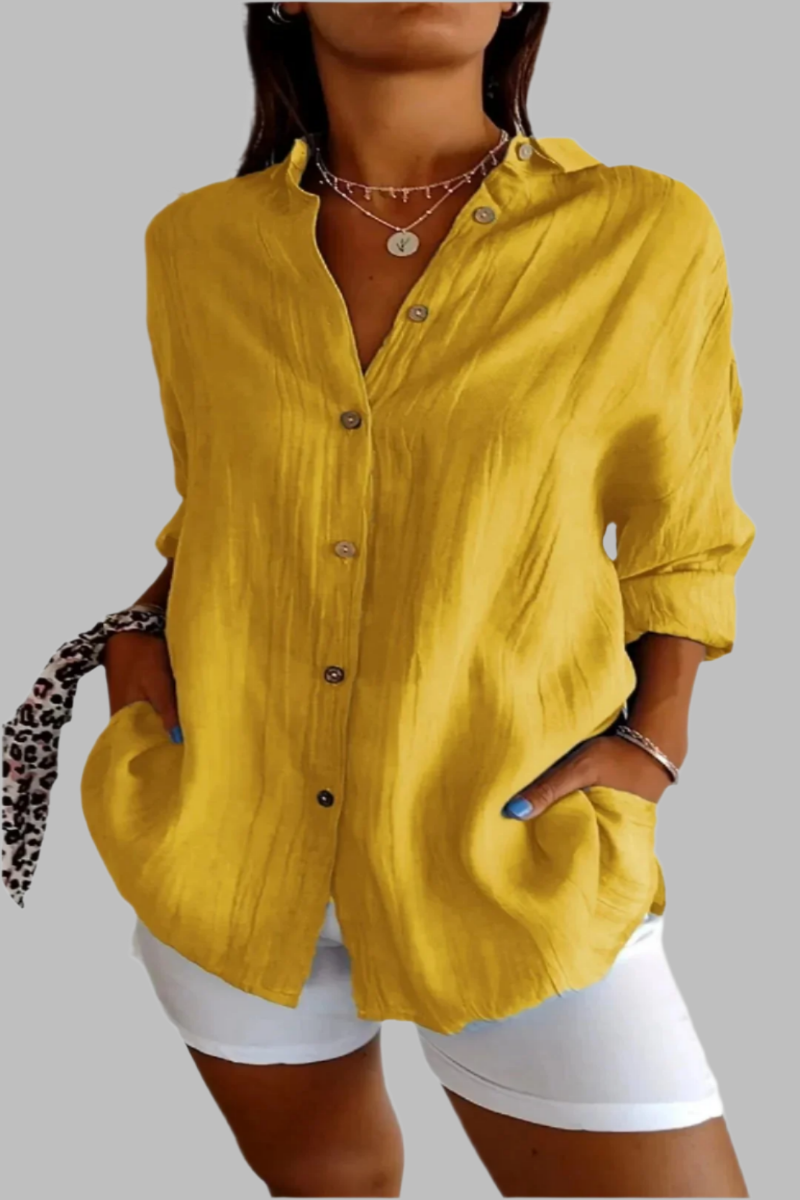 Clara – Elegantes Leinenhemd für Frauen