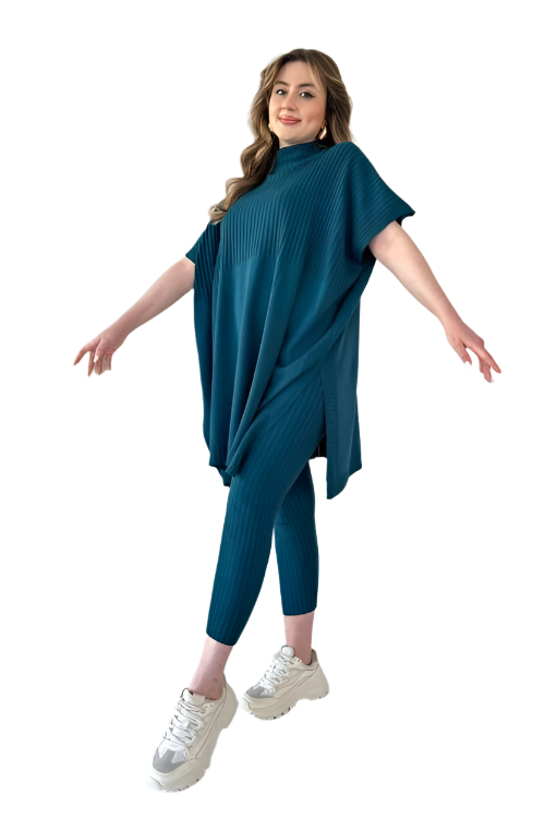 Luna – Modisches Zweiteiliges Strickset für Damen