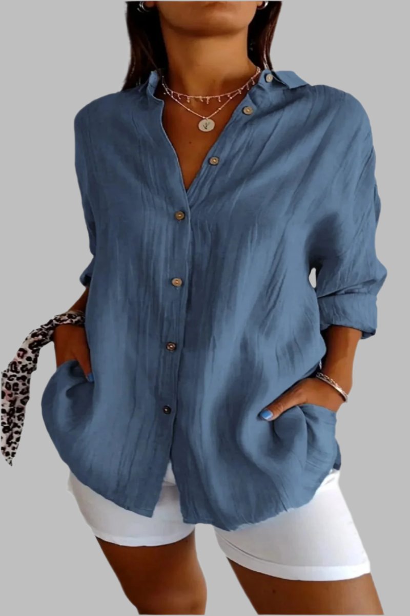 Clara – Elegantes Leinenhemd für Frauen