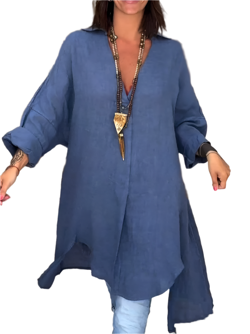 Gabriella – Lässige Leinenbluse für Damen