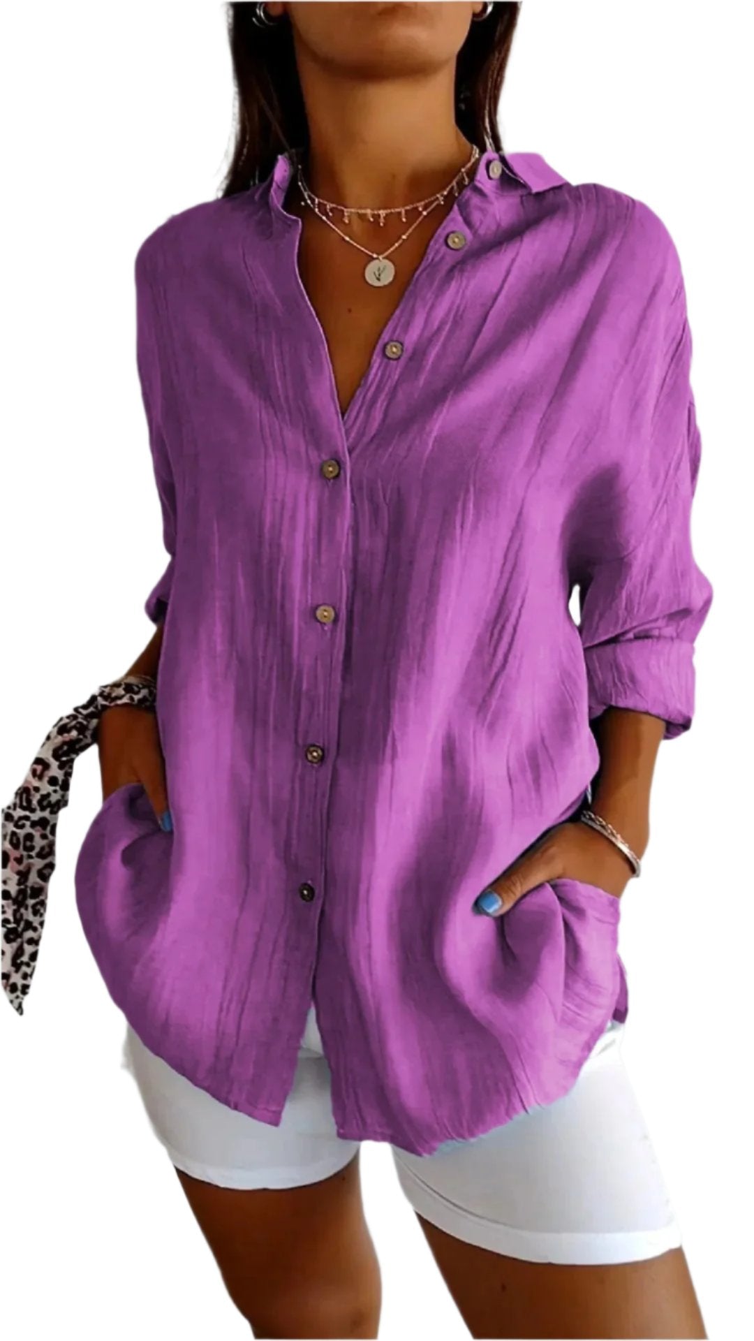 Clara – Elegantes Leinenhemd für Frauen