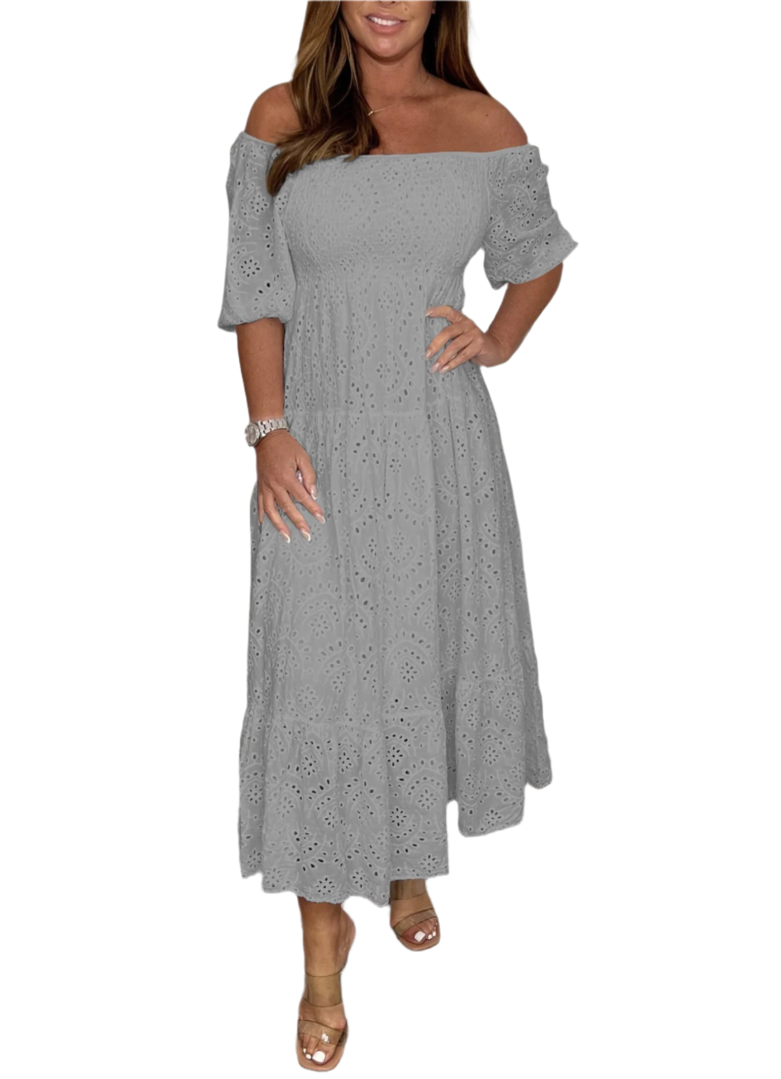 Lena – Lässiges Besticktes Kleid für Damen