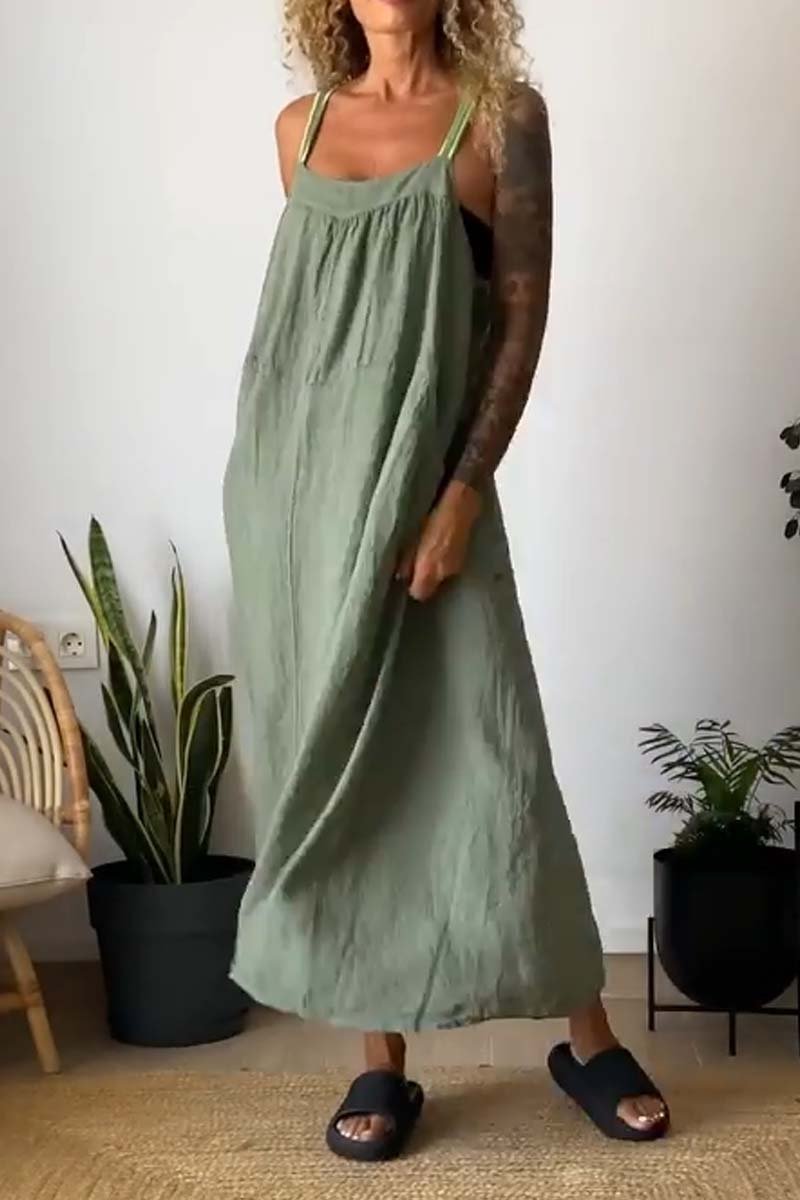 Sophie – Lässiges Sommerkleid mit weiten Trägern für Damen