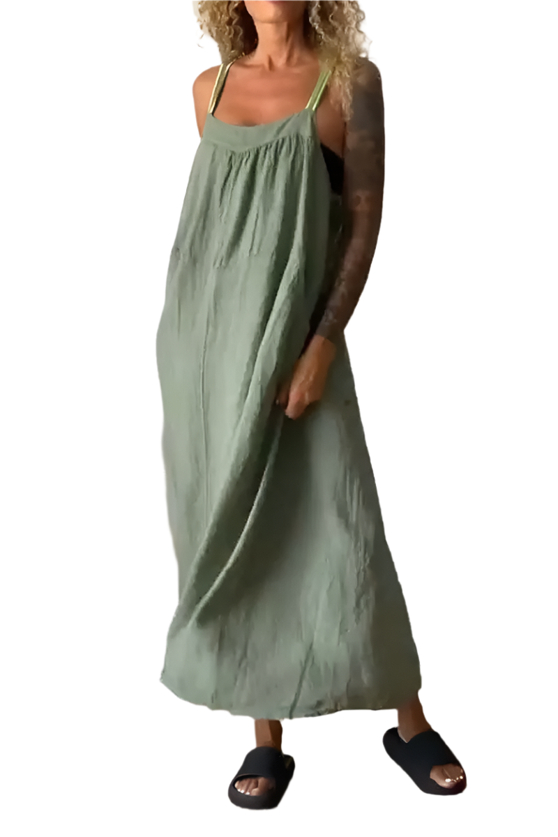 Sophie – Lässiges Sommerkleid mit weiten Trägern für Damen