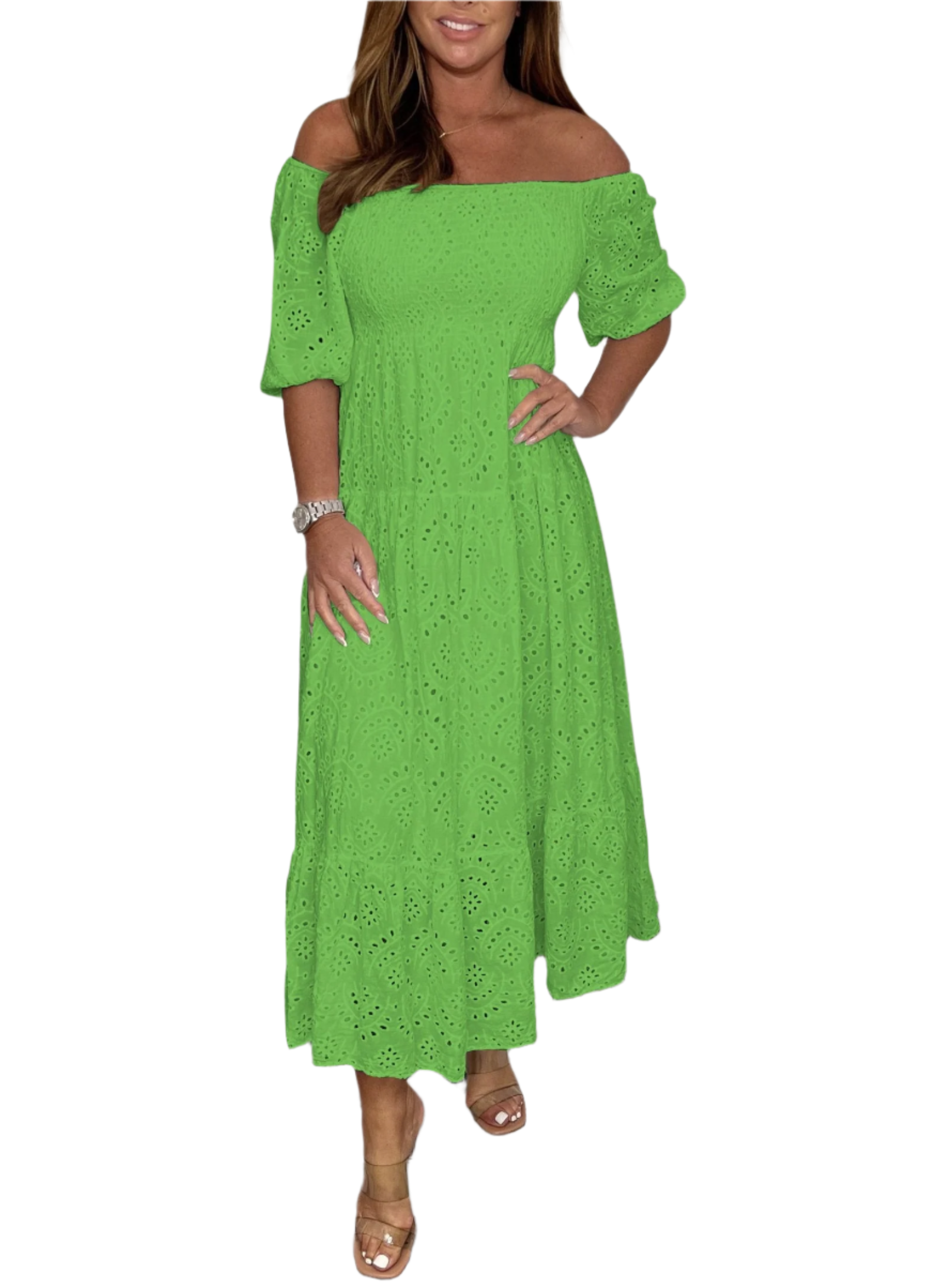 Lena – Lässiges Besticktes Kleid für Damen