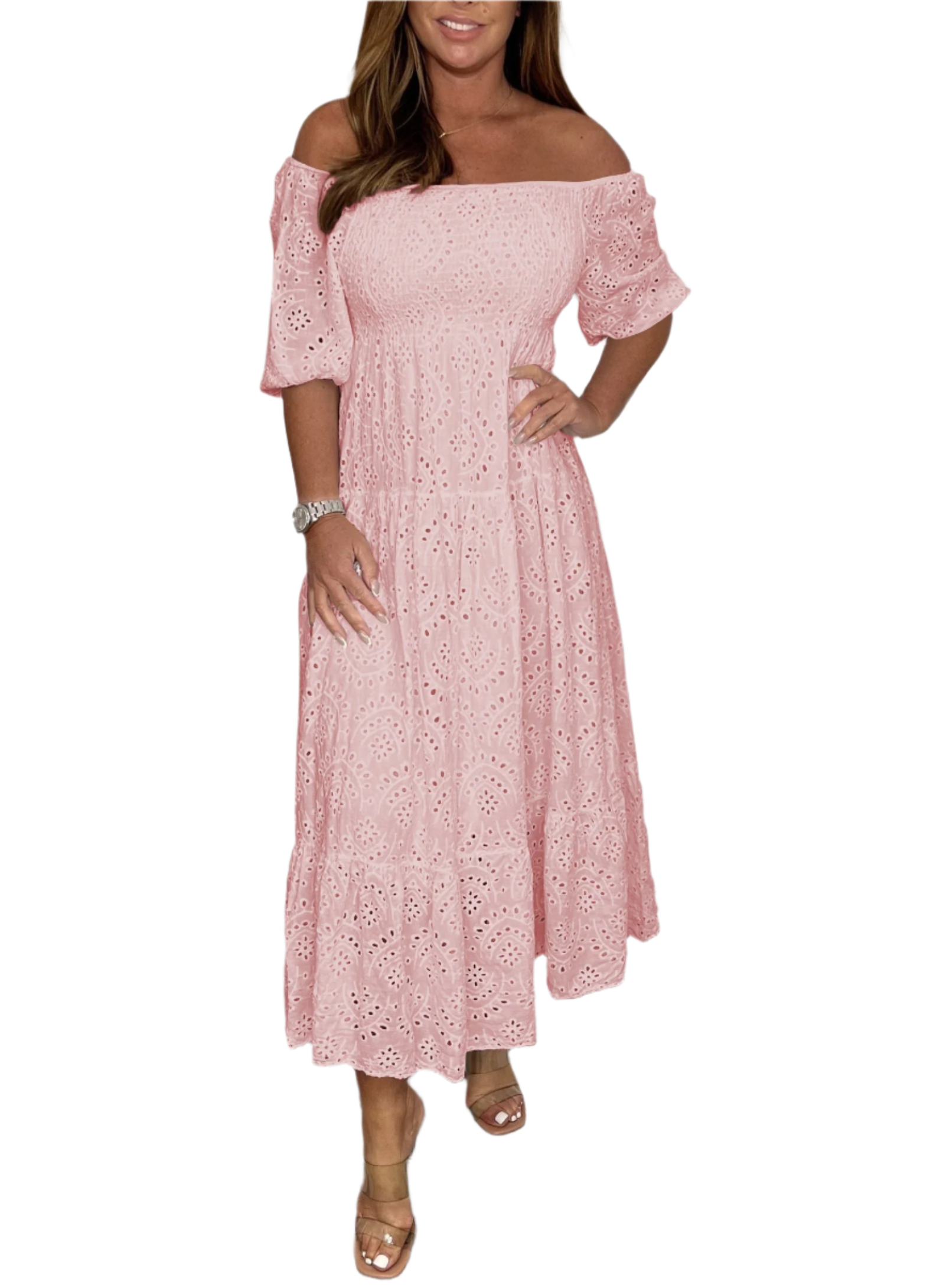 Lena – Lässiges Besticktes Kleid für Damen