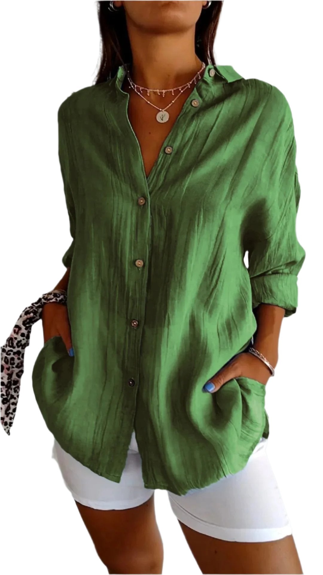 Clara – Elegantes Leinenhemd für Frauen