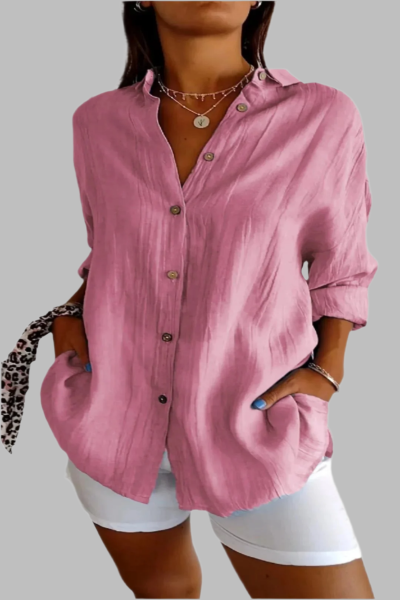 Clara – Elegantes Leinenhemd für Frauen