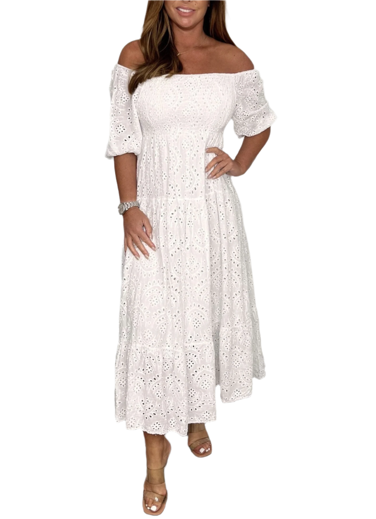 Lena – Lässiges Besticktes Kleid für Damen