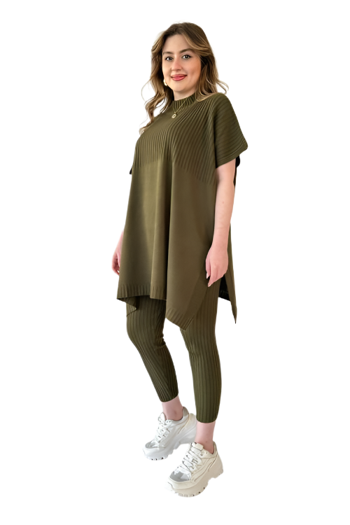 Luna – Modisches Zweiteiliges Strickset für Damen