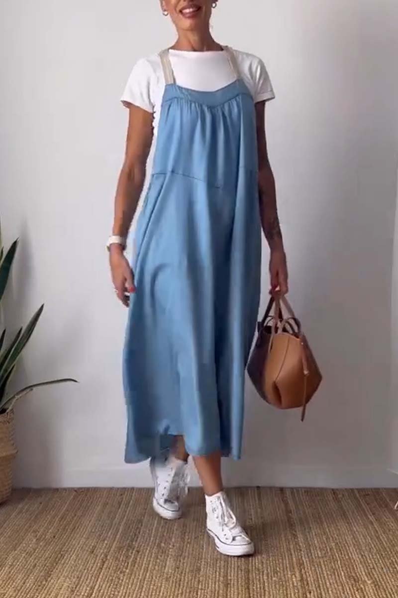 Sophie – Lässiges Sommerkleid mit weiten Trägern für Damen