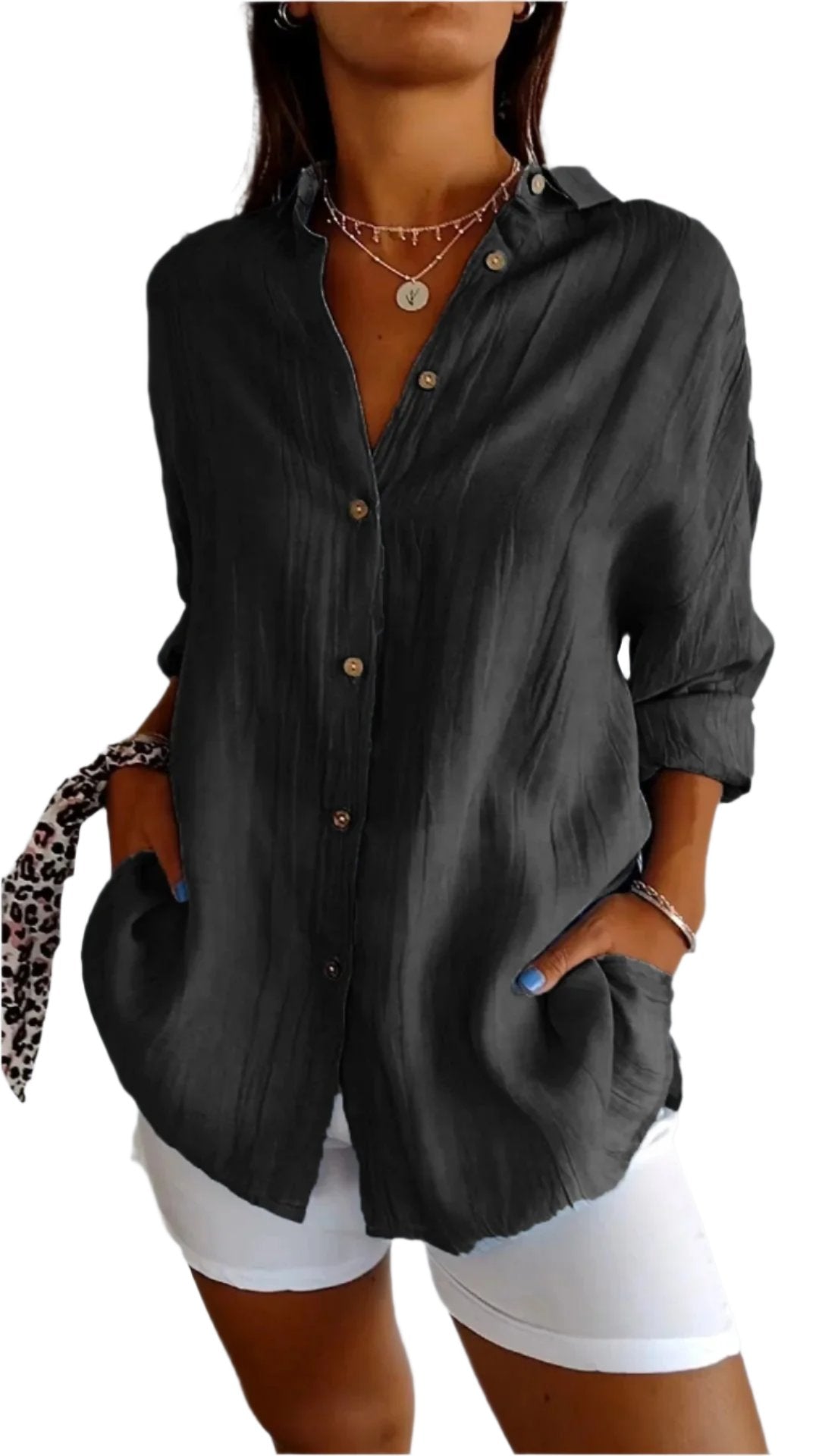 Clara – Elegantes Leinenhemd für Frauen