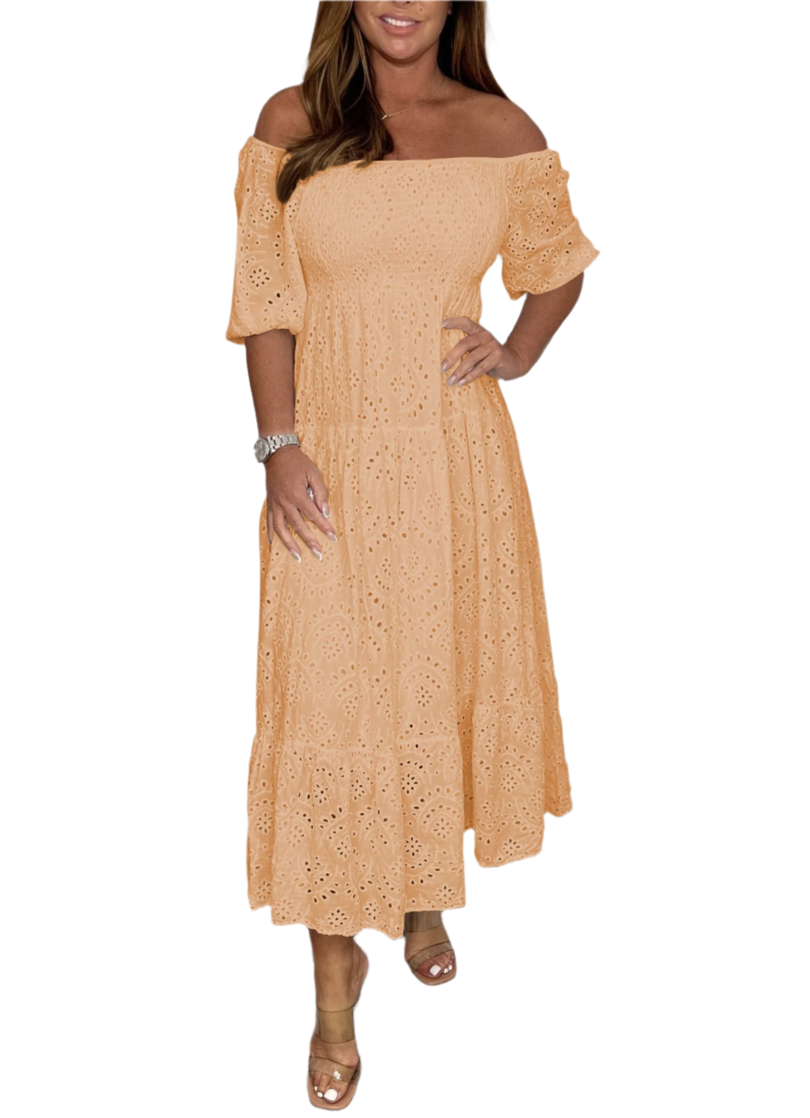 Lena – Lässiges Besticktes Kleid für Damen