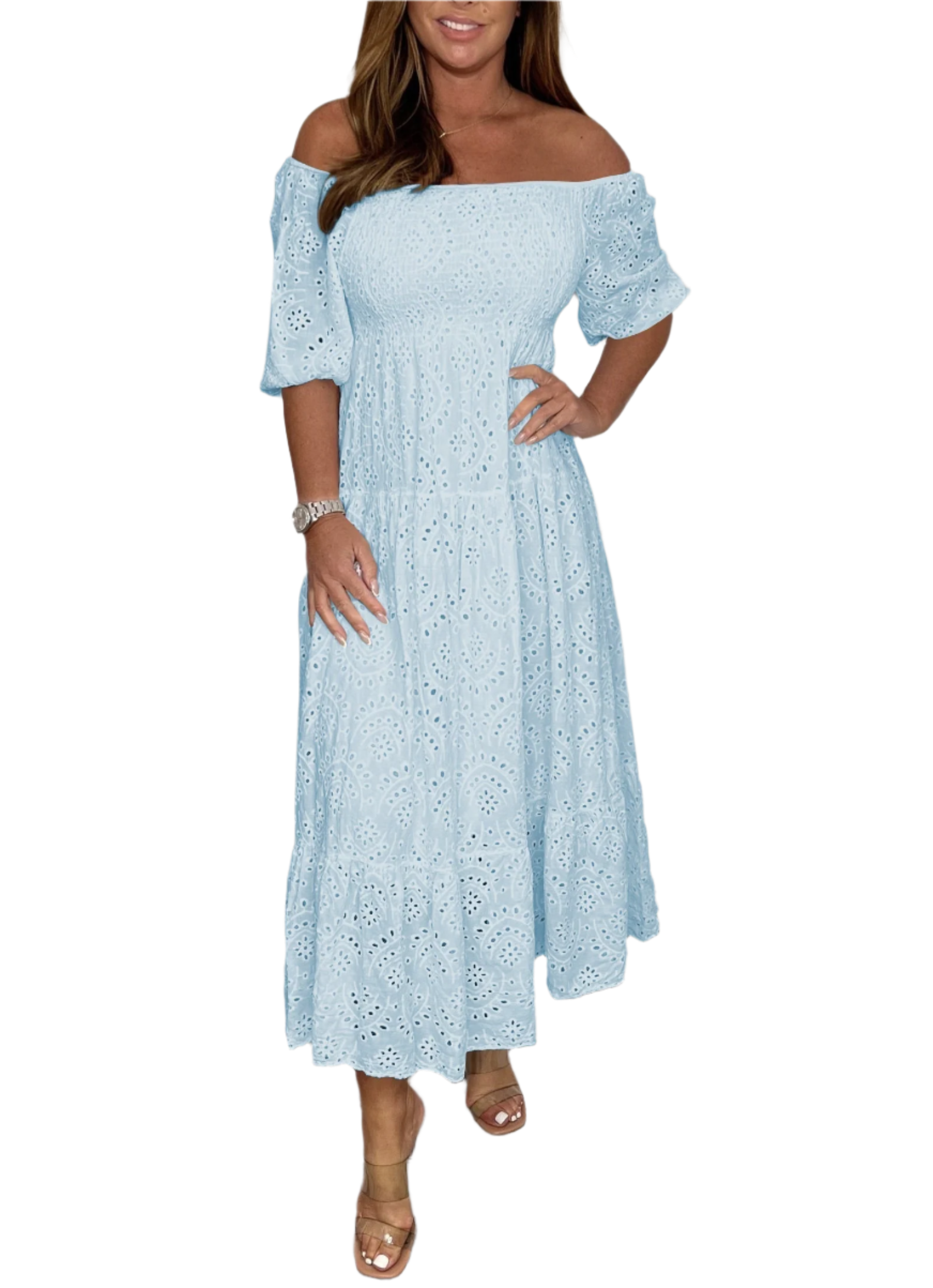 Lena – Lässiges Besticktes Kleid für Damen