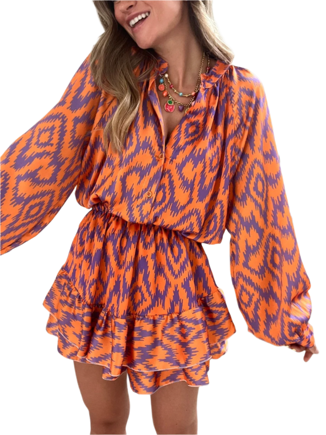 Cecilia – Romantisches Damen-Sommerkleid mit Rüschen