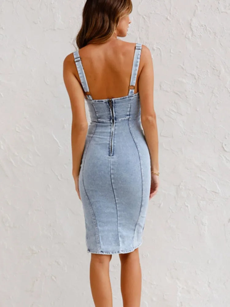 Isabella – Zeitloses Denimkleid für Damen