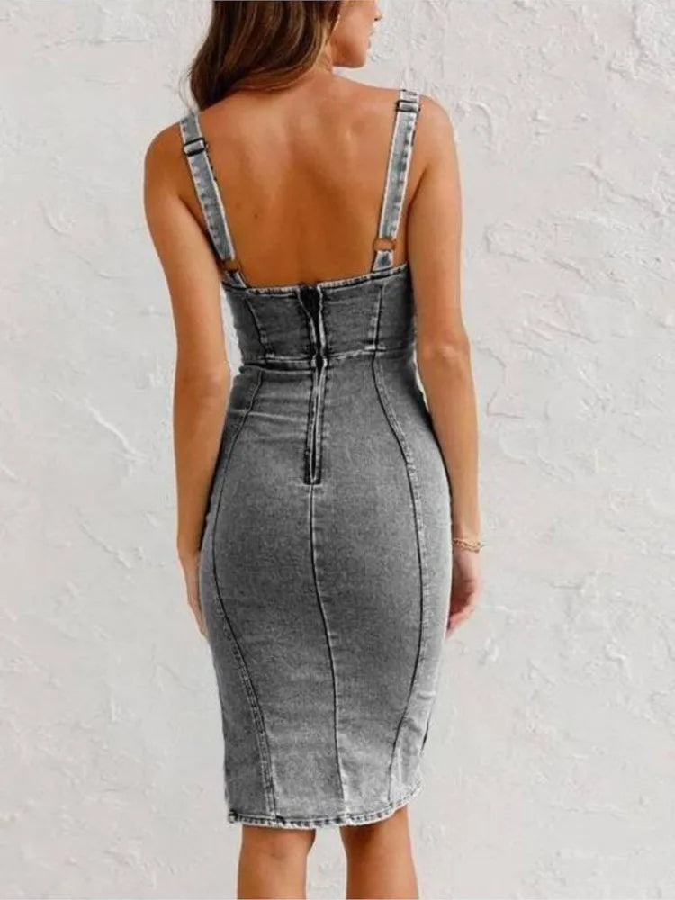 Isabella – Zeitloses Denimkleid für Damen