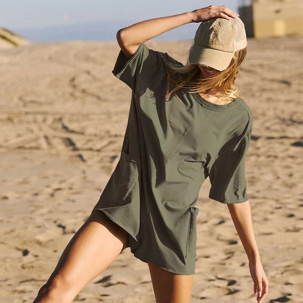 Sophie – Lässiger Oversized T-Shirt-Romper für Damen
