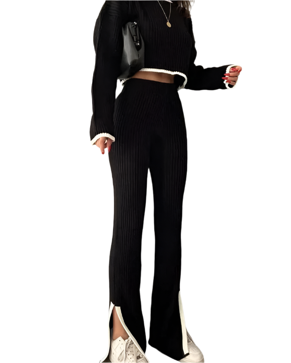 Lucia – Elegantes Zweiteiliges Set mit Fransen für Damen