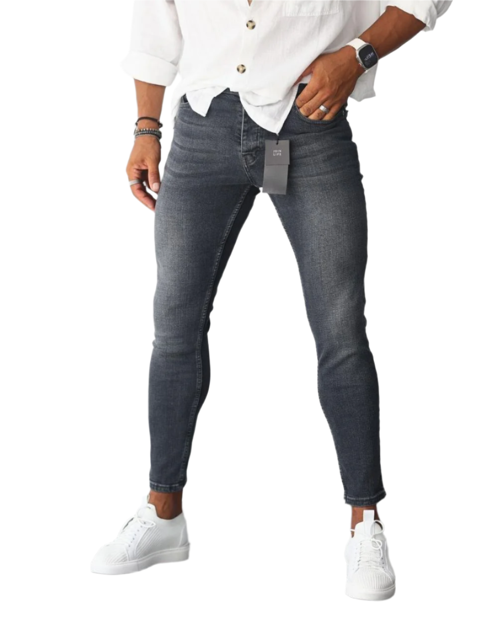 Lorenzo – Slim-Fit Herren-Jeans im Streetwear-Stil