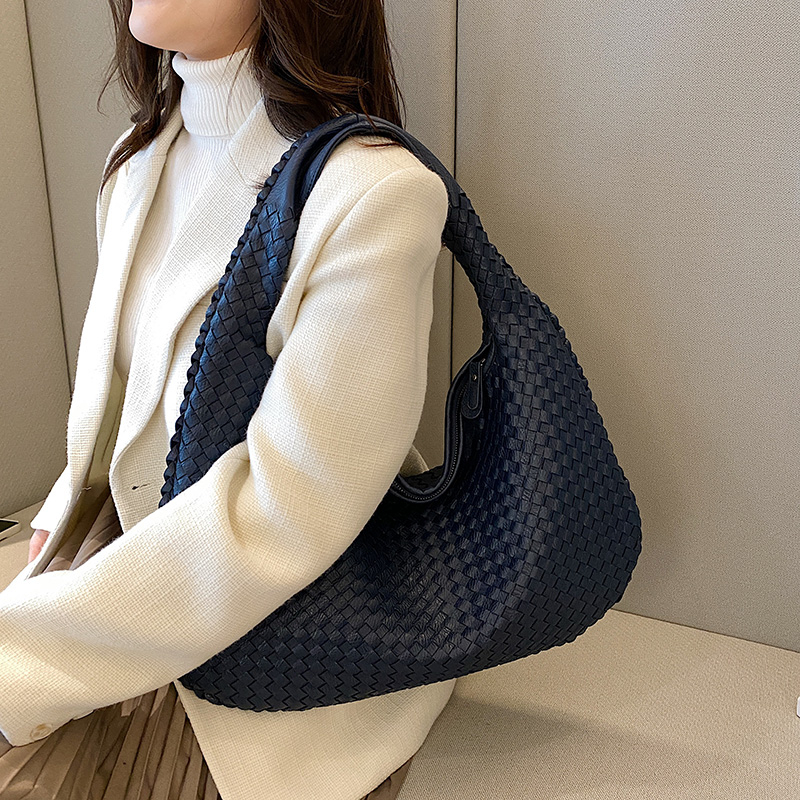 Elena – Woven Lederhandtasche für Damen