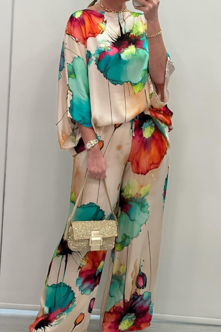 Cecilia – Elegantes Satin-Loungewear Set für Damen