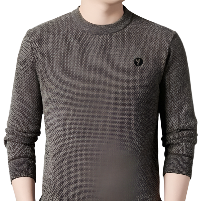 Nicolas – Kuscheliges Herrenoberteil mit Rundhalsausschnitt