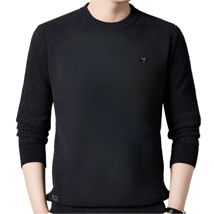 Nicolas – Kuscheliges Herrenoberteil mit Rundhalsausschnitt