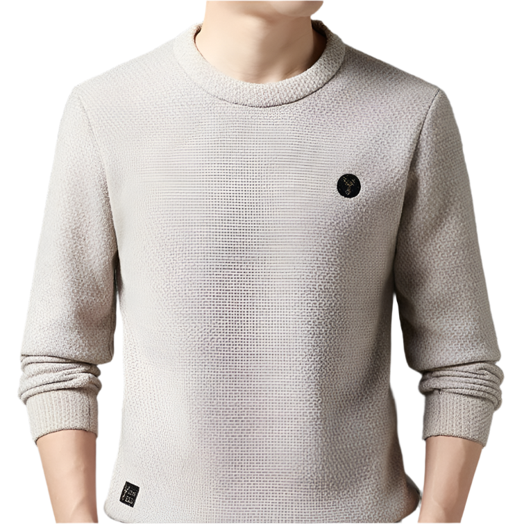 Nicolas – Kuscheliges Herrenoberteil mit Rundhalsausschnitt