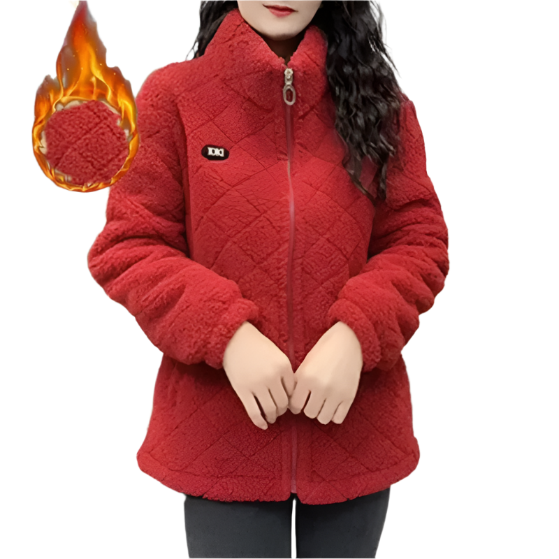 Clara – Dames Thermische Jas van Faux Cashmere