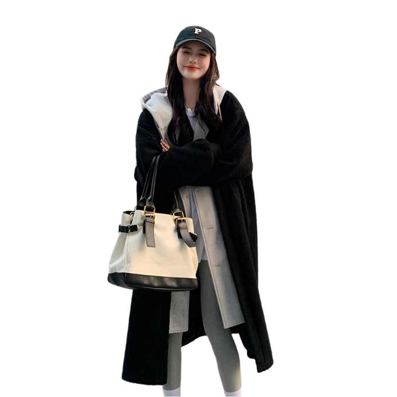 Sophia – Elegante Lange Kapuzenjacke für Damen