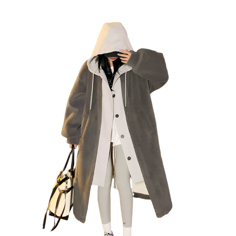 Sophia – Elegante Lange Kapuzenjacke für Damen