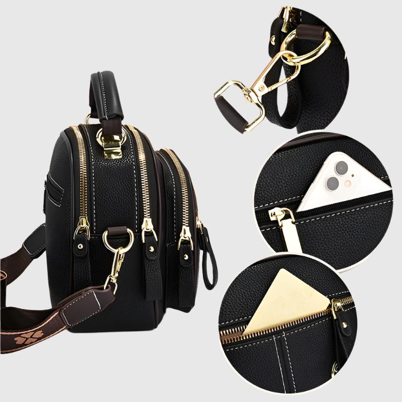 quinn - Leder Crossbag für Frauen