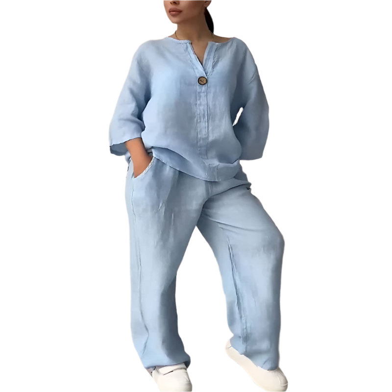 Isabella – Stilvolles und Lässiges Zweiteiler-Set für Damen