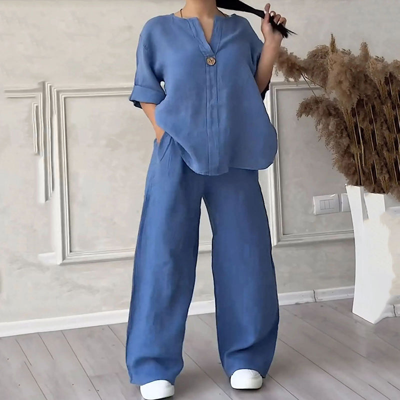 Isabella – Stilvolles und Lässiges Zweiteiler-Set für Damen