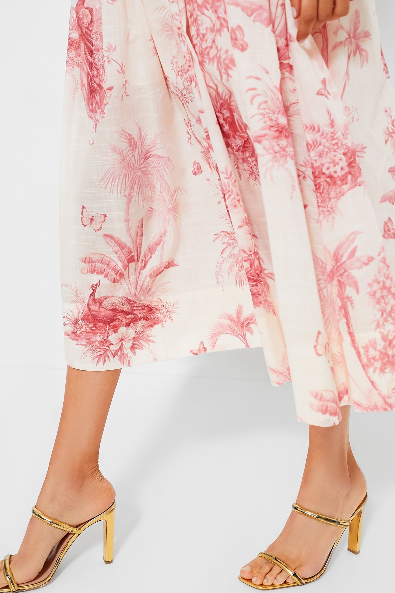 Martina – Elegantes Baumwoll-Midikleid für Damen