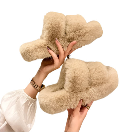 Giulia – Flauschige Plateau-Hausschuhe für Damen