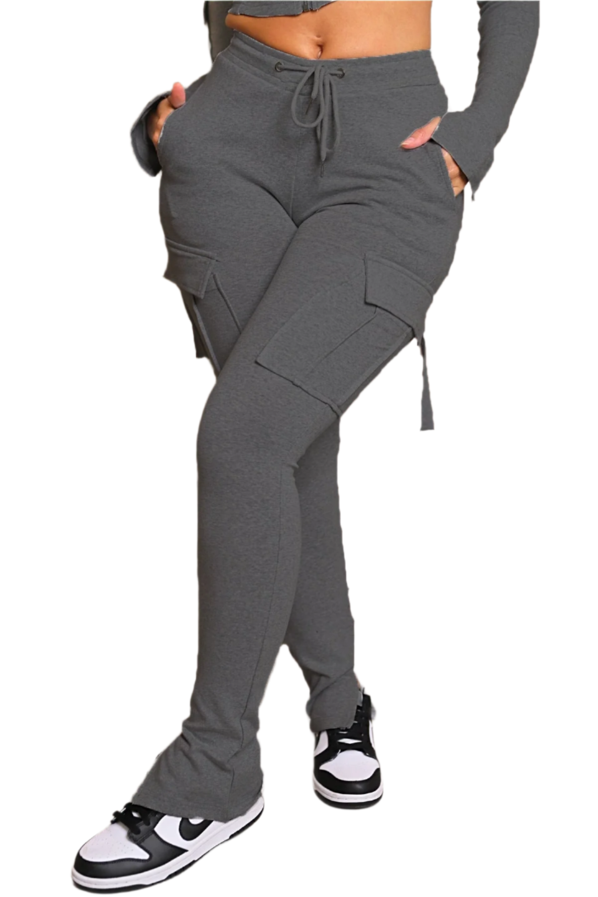 Amélie – Vintage-inspirierte High-Waist Cargo-Hosen für Frauen