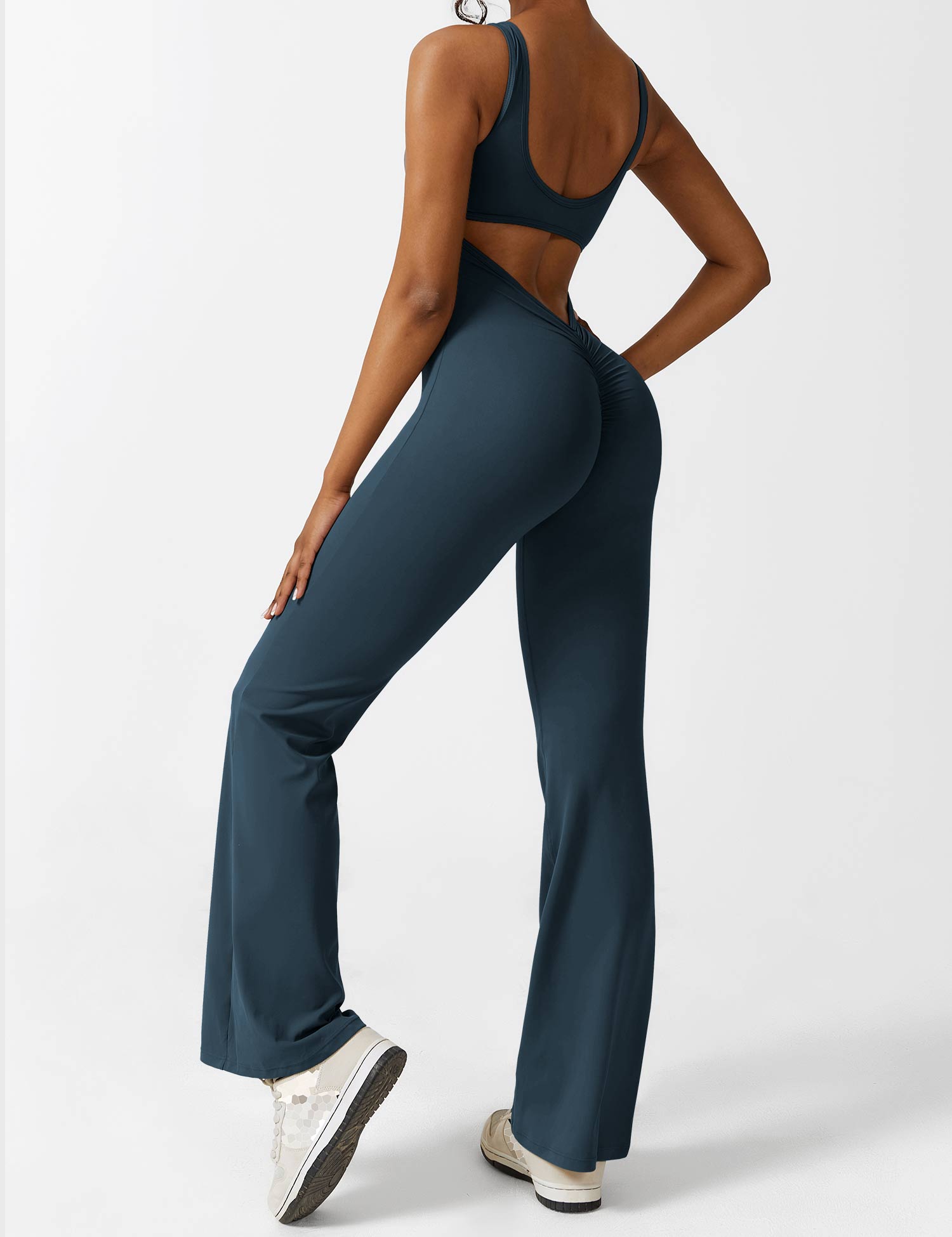 Sofia – Mühelos Eleganter Flare Jumpsuit