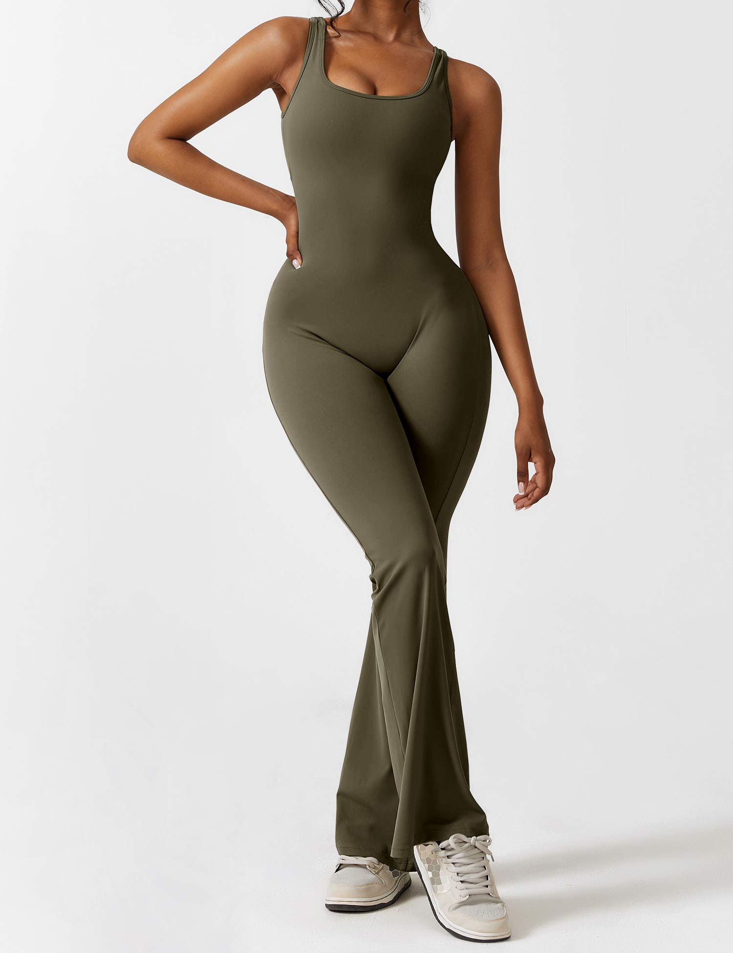 Sofia – Mühelos Eleganter Flare Jumpsuit