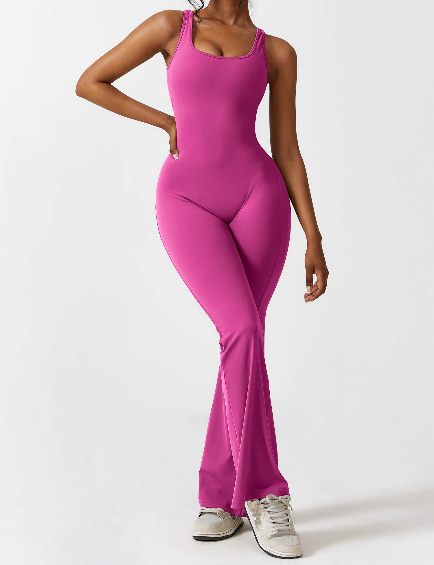 Sofia – Mühelos Eleganter Flare Jumpsuit