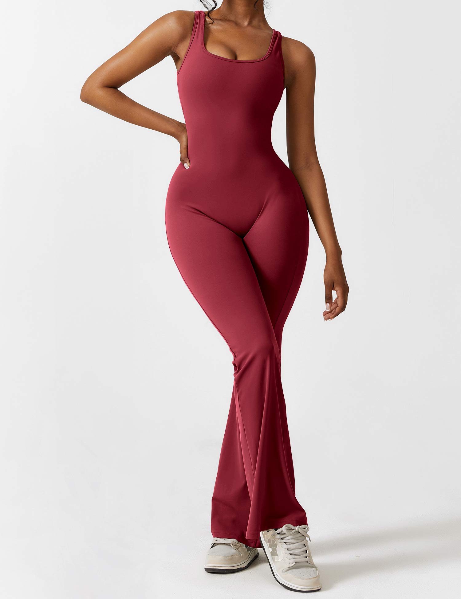 Sofia – Mühelos Eleganter Flare Jumpsuit