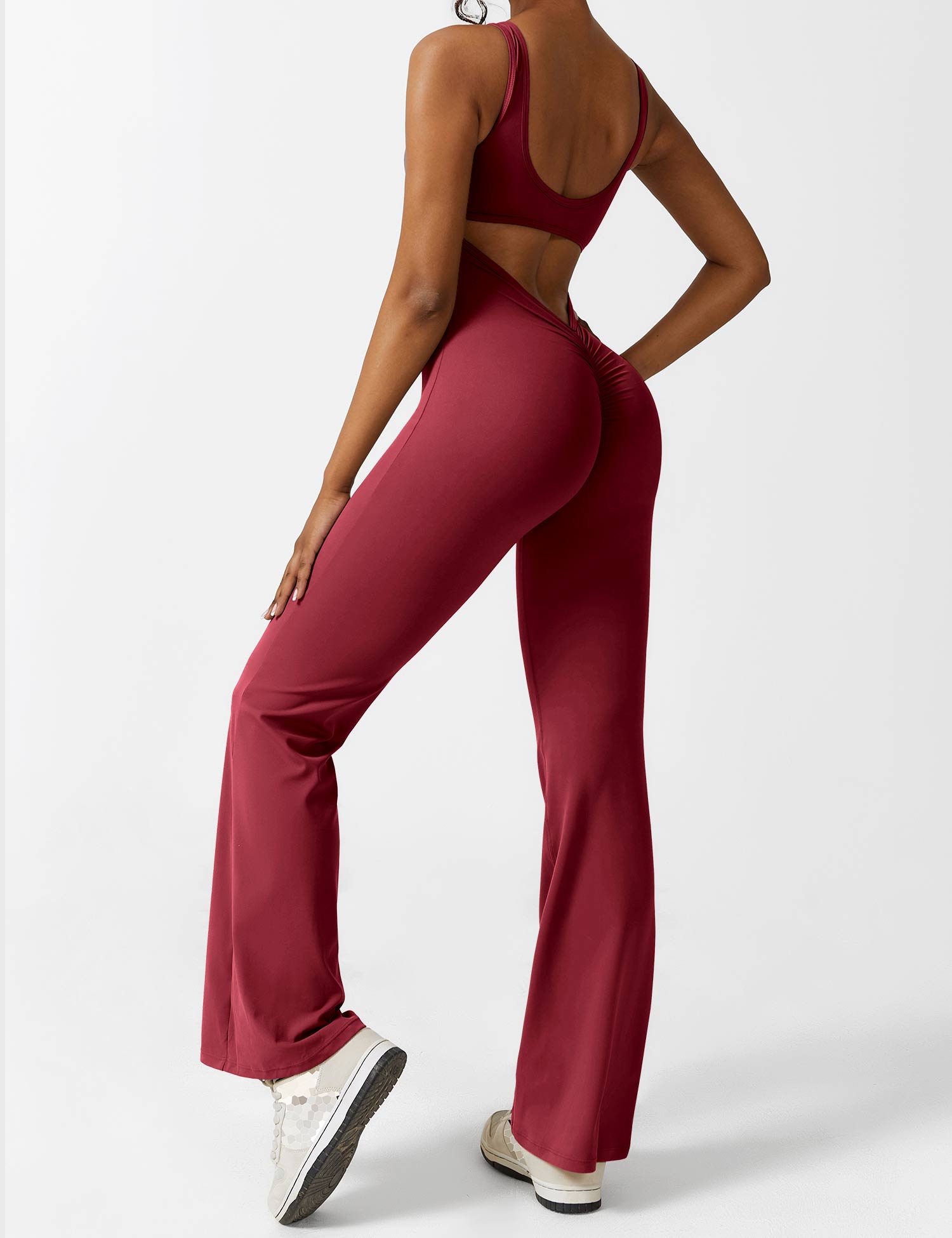 Sofia – Mühelos Eleganter Flare Jumpsuit
