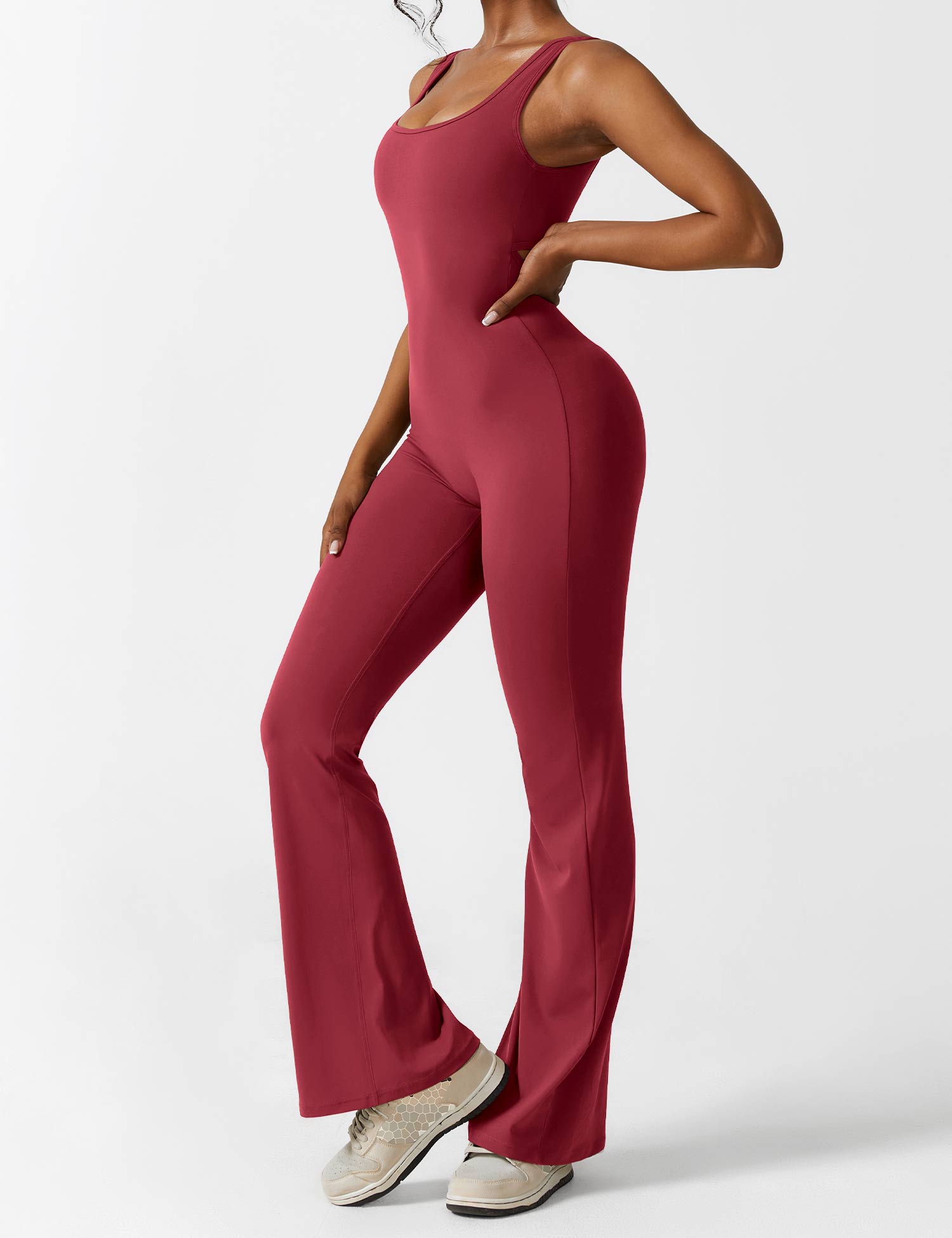 Sofia – Mühelos Eleganter Flare Jumpsuit