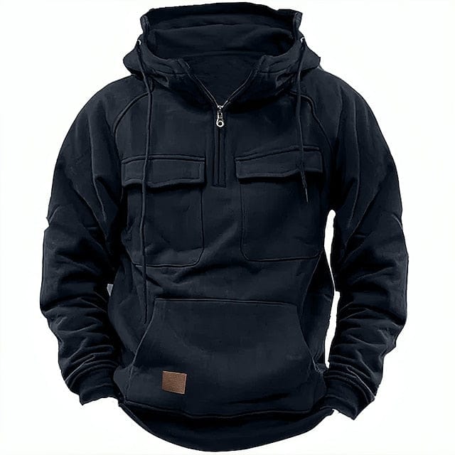 Luca – Luxuskomfort Herren Hoodie mit Fronttaschen