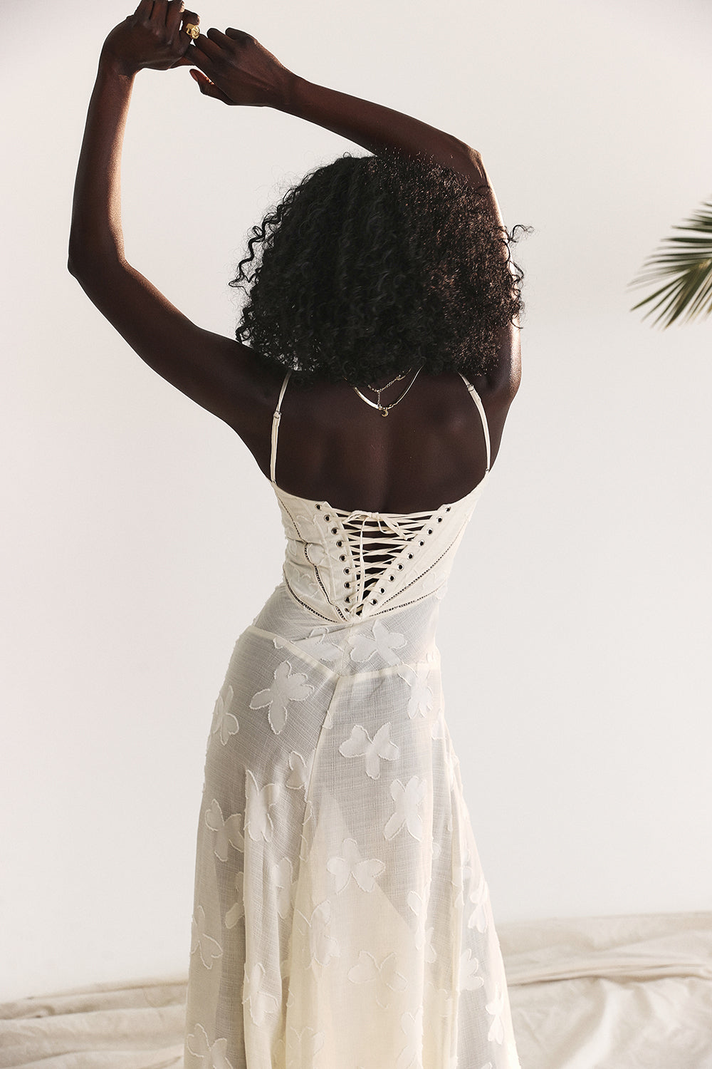 Sofia – Maxikleid mit Spaghettiträgern und Blumenmuster für Damen