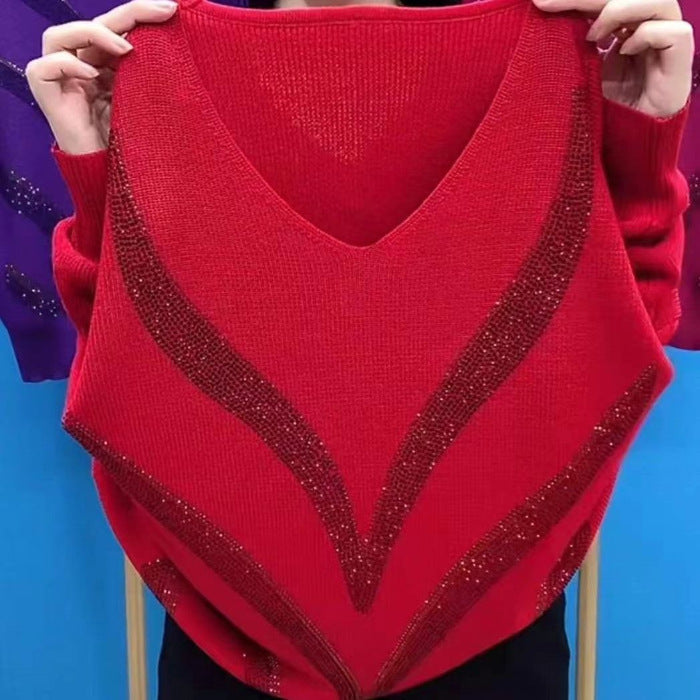 Antonia – Luxuriöser Sofia Stylish Diamonds Pullover für Damen